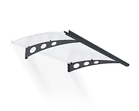 Auvent polycarbonate Garamond 135 x 90,5 cm