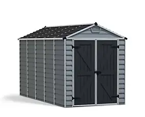 Abri de jardin Skylight polycarbonate gris foncé surface totale 6,59m²