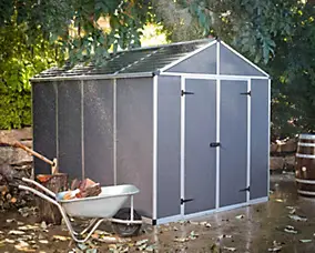 Abri de jardin Rubicon Canopia 303x228 cm Aluminium et Polycarbonate