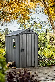 Abri de jardin en résine gris 2,2m², Keter Darwin 46