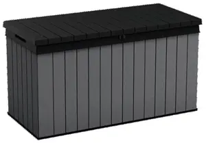 Coffre de rangement extérieur "Darwin" gris 570 L