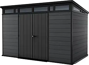 Abri de jardin Cortina 117 en résine gris anthracite Keter 7,4m²