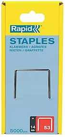 Agrafe Rapid n°53 14 mm vendue par 5000 pièces
