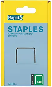 Agrafe Rapid n°140 8 mm vendue par 5000 pièces