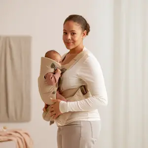 Porte-bébé Mini Tissé beige