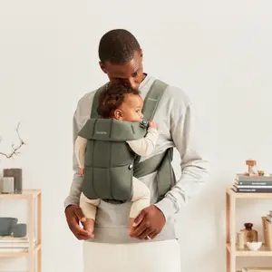 Porte-bébé Mini Tissé vert foncé