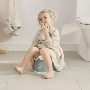 Pot bébé Smart vert profond et blanc