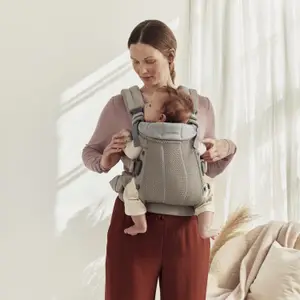 Porte-bébé Harmony 3D Mesh gris beige
