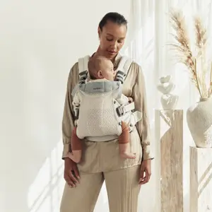 Porte-bébé Harmony en Mesh 3D crème