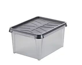 Boîte de rangement rectangulaire transparente SmartStore Dry 13 L
