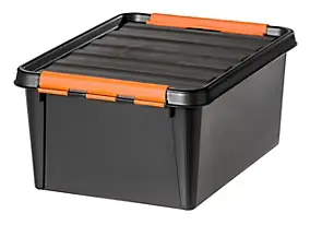 Boîte en plastique noir Smartstore Pro 15 L