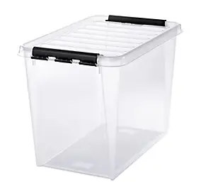 Boîte de rangement 61L empilable SmartStore Classic 65 Orthex P. 59 cm transparent