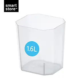 Compartiment 1,6L pour boîte de rangement SmartStore Classic Orthex L. 12 cm x P. 13 cm transparent