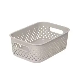 Panier de rangement SmartStore™ Essence beige H.14,5 x l.7,5 x P.20,5 cm