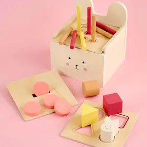 Coffret de jeux Apprendre et Jouet Lapin