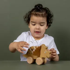 Boulier en bois Dino à tirer
