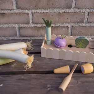 Légumes en bois