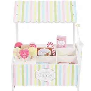 Stand de bonbons en bois