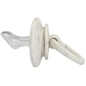 Sucette orthodontique en silicone Vanilla White (0-6 mois)