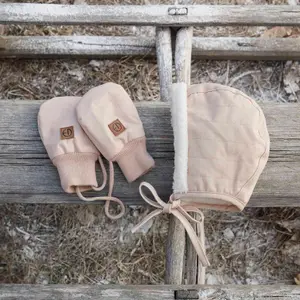 Moufles Blushing Pink (0-12 mois)