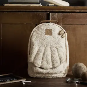 Sac à dos Midi White Bouclé