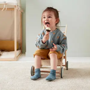 Poussette en bois pour poupée nature
