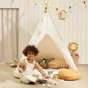 Tente tipi Blanc cassé