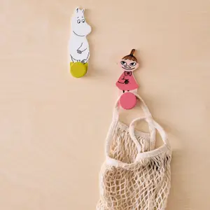 Lot de 2 patères murales Little My Moomin