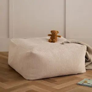 Pouf Blanc cassé