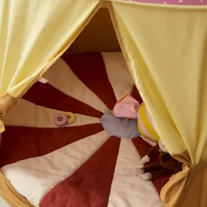 Tapis de jeu Circus Rouge (112 cm)