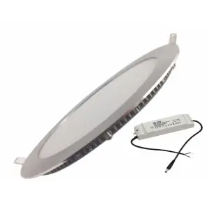 Spot LED Extra Plat Rond ALU 12W - Blanc Neutre 4000K - 5500K