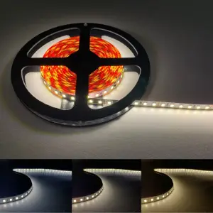 Ruban LED 5M 24V 2835 IP20 120LED/m - Blanc Chaud 2300K - 3500K