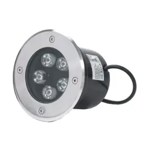 Spot LED Extérieur Encastrable IP65 220V Sol 5W 80° Ø130 - Blanc Froid 6000K - 8000K