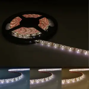 Ruban LED 12V 5M 5050 IP44 60LED/m - Blanc Neutre 4000K - 5500K