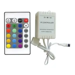 Contrôleur RGB & Télécommande 24 commandes pour ruban 12V RGB