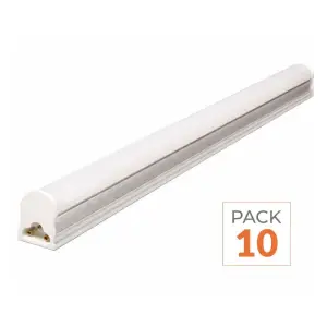 Tube néon LED 120cm T5 18W - Pack de 10 - Blanc Neutre 4000K - 5500K