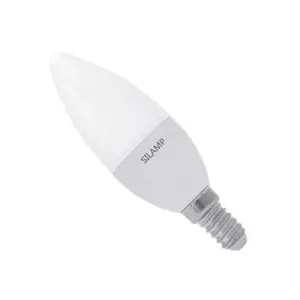 Ampoule LED E14 8W 220V C37 180° - Blanc Neutre 4000K - 5500K