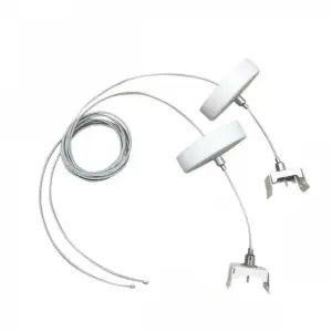 Kit de suspension Blanc pour Rails Triphasés