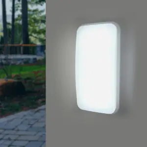 Applique LED Murale 20W Rectangulaire IP65 - Blanc Neutre 4000K - 5500K