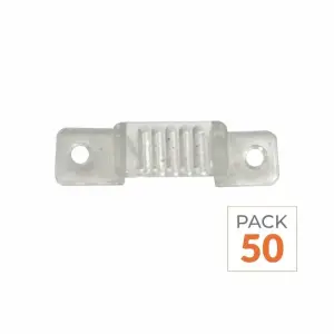Support de Fixation Ruban LED 220V SMD5050 - Pack de 50