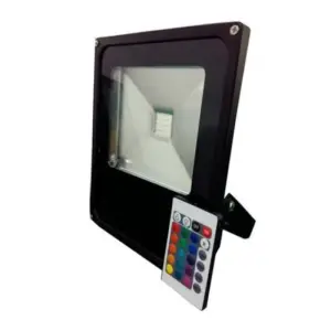 Projecteur LED RGB 10W Extérieur IP66 Plat NOIR