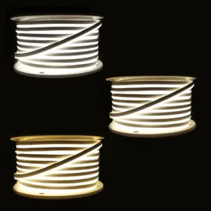 Néon Flexible LED 220V 50M 2835 120LED/m - Blanc Neutre 4000K - 5500K