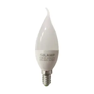 Ampoule LED E14 Flamme 8W 220V Ø38mm - Blanc Chaud 2300K - 3500K