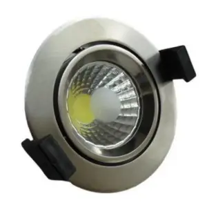 Spot Encastrable LED COB Rond Orientable 8W 60° ALU - Blanc Froid 6000K - 8000K