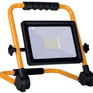Projecteur LED 50W pour Chantier Portable IP65 + 3M de câble - Blanc Froid 6000K - 8000K