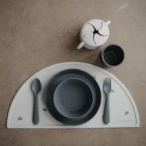 Lot de 2 assiettes rondes Smoke