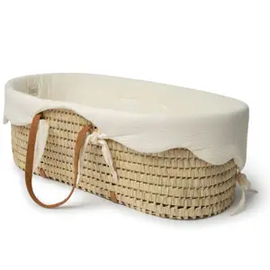 Drap housse pour couffin Ivory Powder (75 x 30 cm)