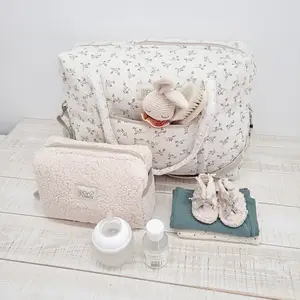 Sac de maternité Camila Olive Bloom