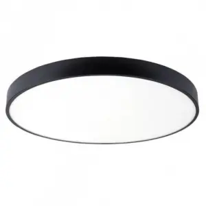 Plafonnier LED Noir 30W 40cm - Blanc Chaud 2300K - 3500K