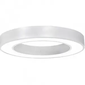 Plafonnier LED Blanc Rond 36W 50cm - Blanc Chaud 2300K - 3500K